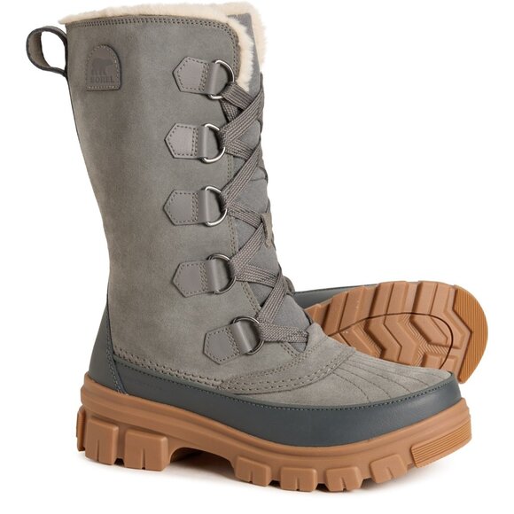 NEW Sorel Tivoli V Tall Boots  Waterproof, Insulated, Leather For Women 1125 8s4 - Picture 3 of 8
